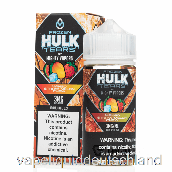 Gefrorener Mango-Strohmelonen-Kaubonbon – Hulk-Tränen – 100 Ml, 3 Mg Vape-Flüssigkeit